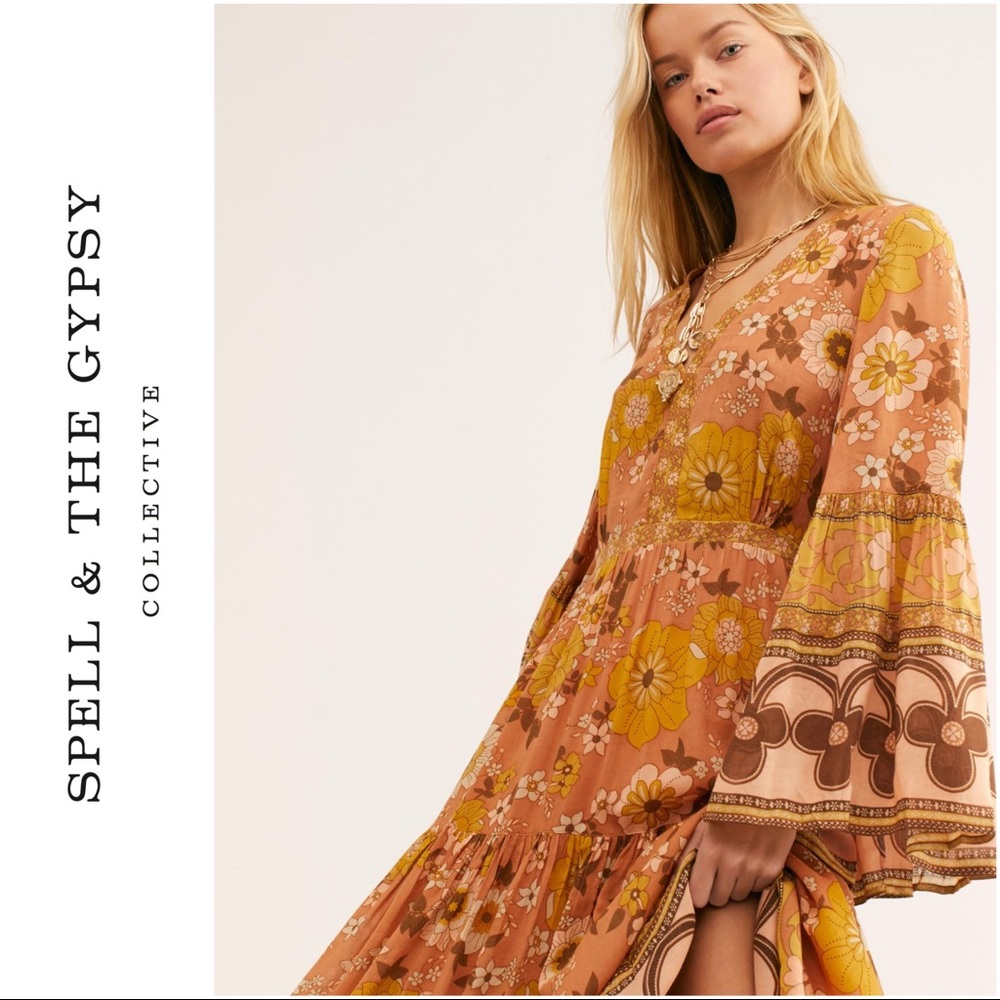 Spell & The Gypsy Buttercup Gown Size XS - Picture 2 of 3